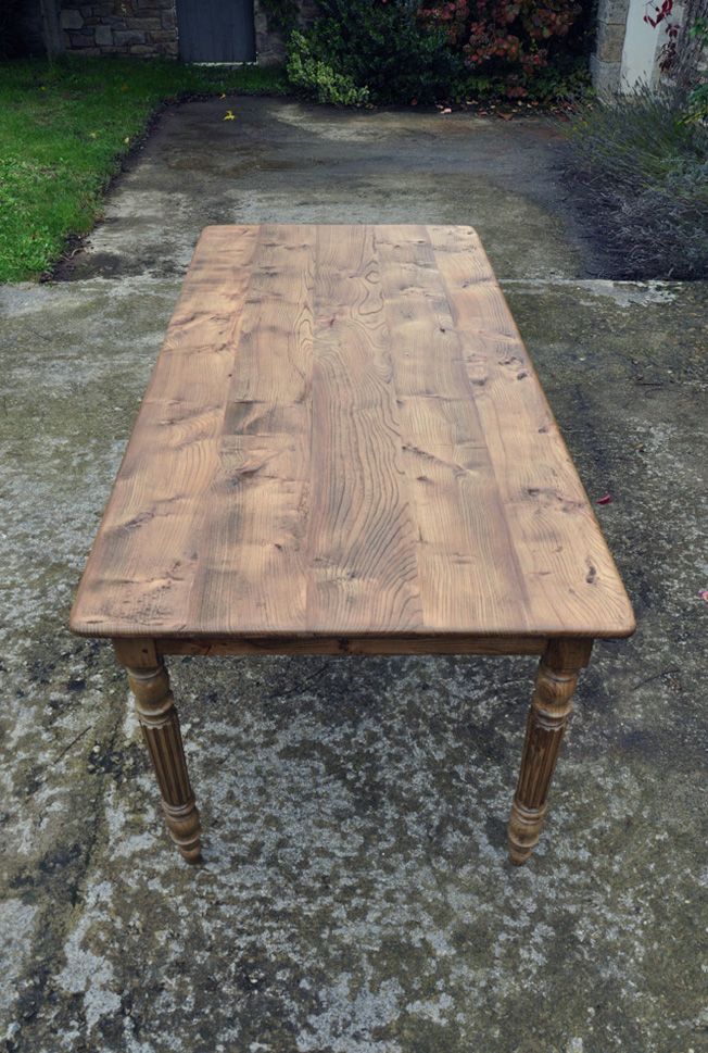 table de ferme orme 180x85