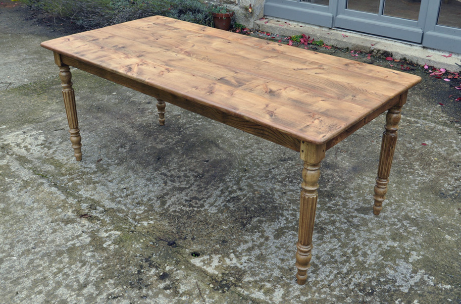 table de ferme orme 180x85