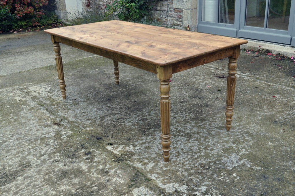 table de ferme orme 180x85