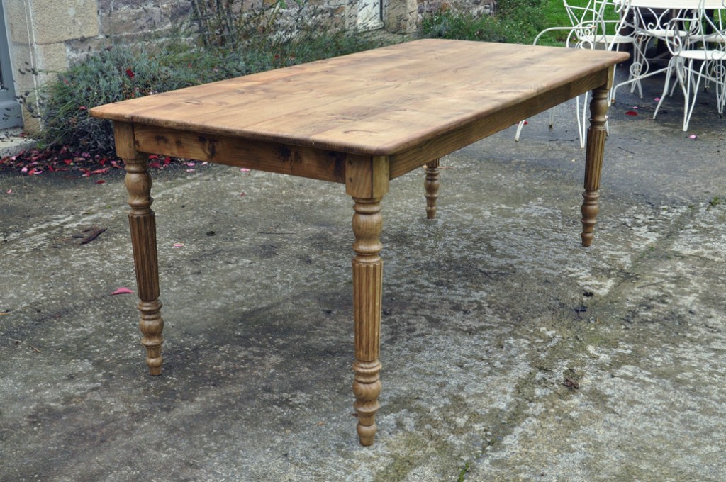 table de ferme orme 180x85