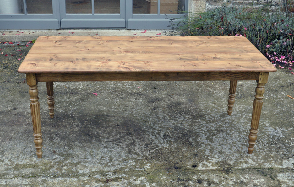table de ferme orme 180x85