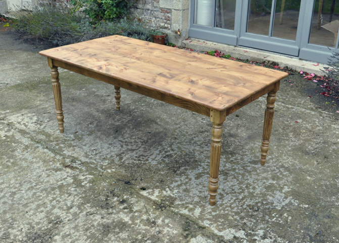 table de ferme orme 180x85