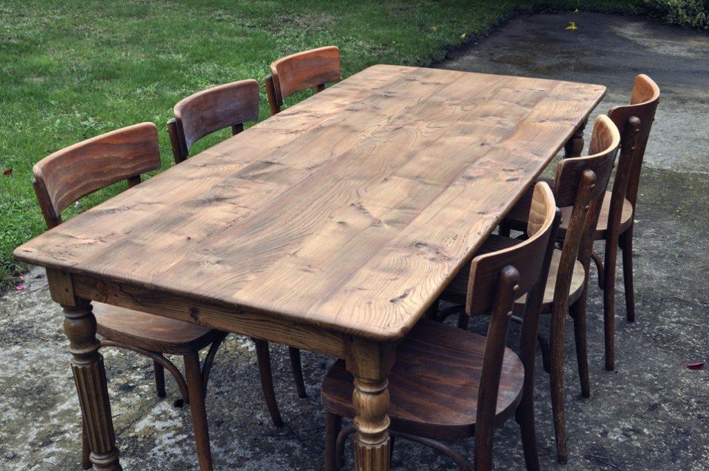 table de ferme orme 180x85