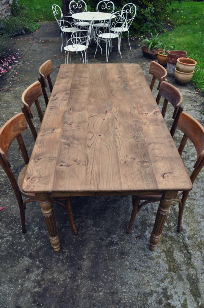 table de ferme orme 180x85